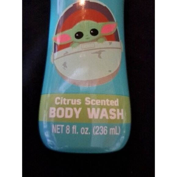 STAR WARS 8 Fl. Oz. THE MANDALORIAN CITRUS SCENTED BODYWASH Set of 2 Bottles - Picture 4 of 4